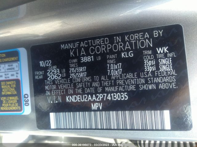 KNDEU2AA2P7413035 KIA SELTOS S