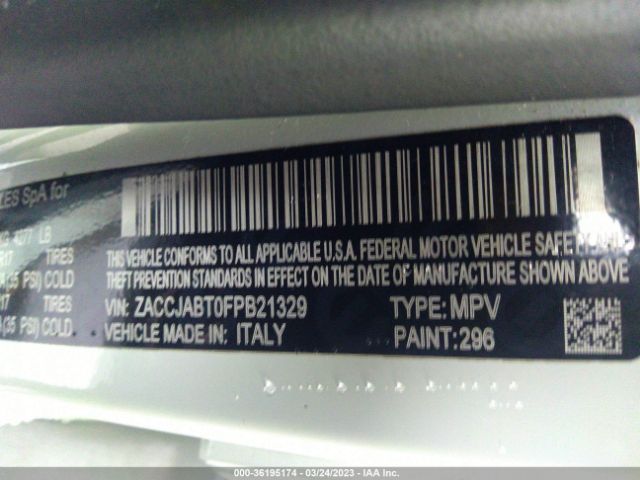 ZACCJABT0FPB21329 Jeep Renegade Latitude
