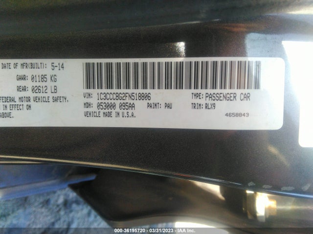 Chrysler 200 S 2015 1C3CCCBG2FN518806 Image 9