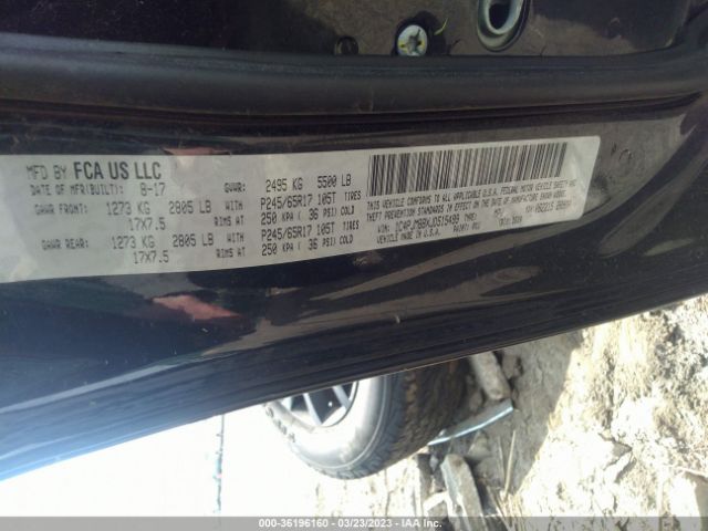 1C4PJMBBXJD515499 Jeep Cherokee Trailhawk