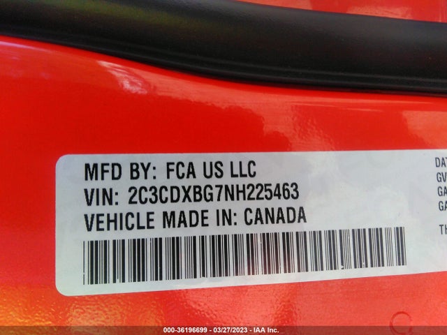 Dodge Charger Sxt 2022 2C3CDXBG7NH225463 Image 9