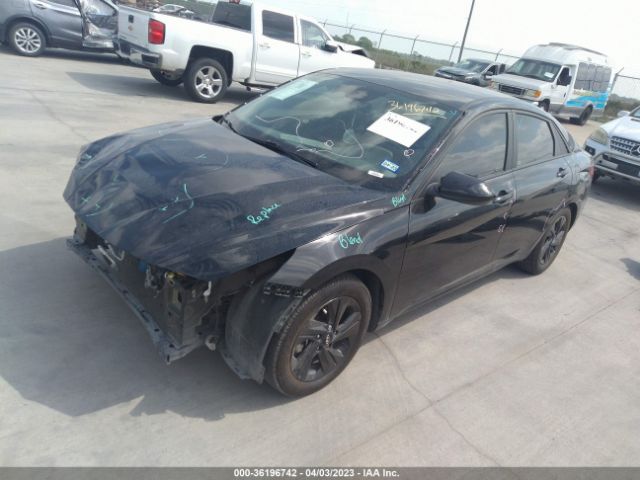 Hyundai Elantra Hybrid Blue 2021 KMHLM4AJ5MU004846 Image 2