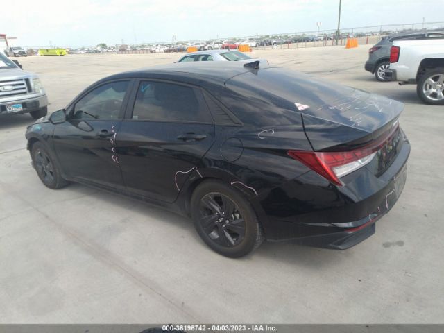 Hyundai Elantra Hybrid Blue 2021 KMHLM4AJ5MU004846 Image 3