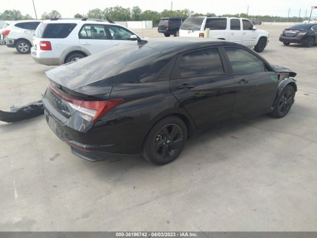 Hyundai Elantra Hybrid Blue 2021 KMHLM4AJ5MU004846 Image 4