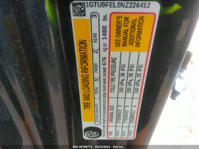 1GTU9FEL0NZ226412 GMC Sierra 1500 Limited Denali