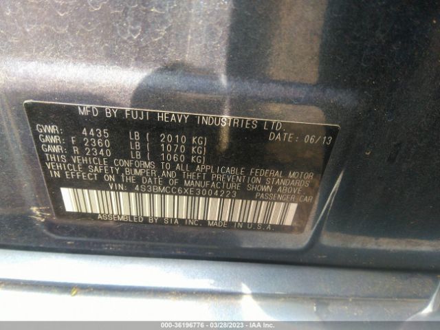 4S3BMCC6XE3004223 Subaru Legacy 2.5i Premium