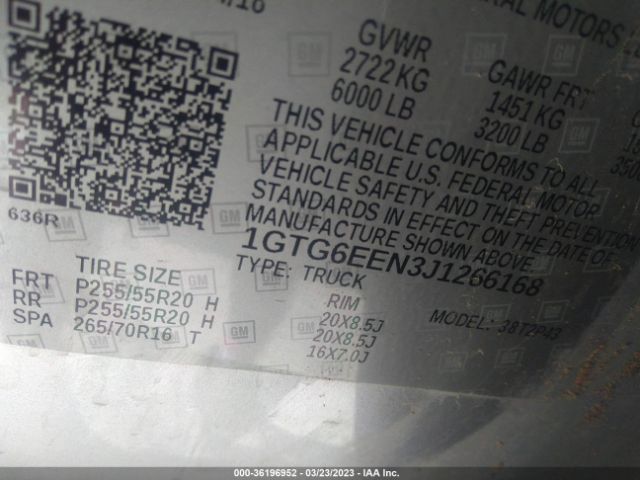 1GTG6EEN3J1266168 GMC Canyon 4wd Denali