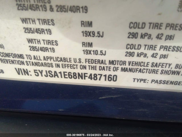 Tesla Model S Plaid 2022 5YJSA1E68NF487160 Image 10