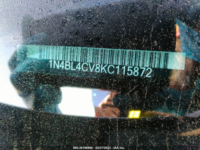 1N4BL4CV8KC115872 Nissan Altima 2.5 Sr