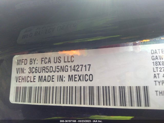 RAM 2500 Big Horn 2022 3C6UR5DJ5NG142717 Image 10