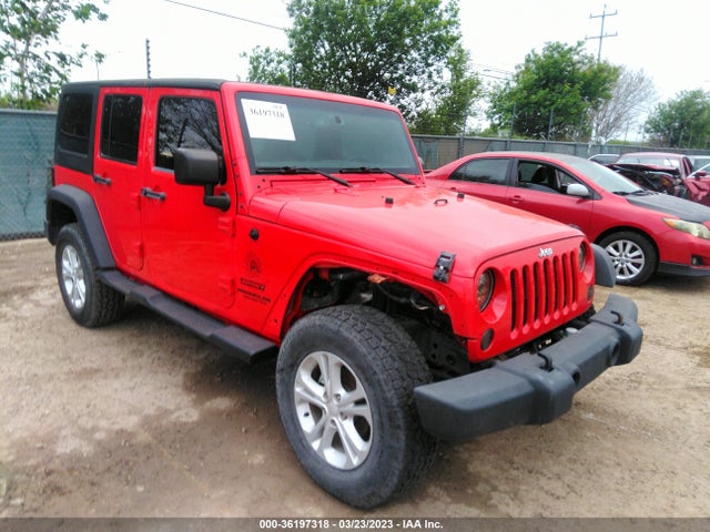 36197318 :رقم المزاد ، 1C4BJWDG9HL732296 vin ، 2017 Jeep Wrangler Unlimited Sport مزاد بيع