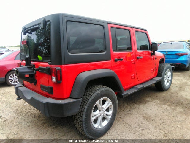 36197318 :رقم المزاد ، 1C4BJWDG9HL732296 vin ، 2017 Jeep Wrangler Unlimited Sport مزاد بيع