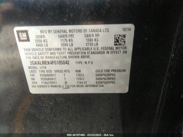 2GKALMEK4F6185042 GMC Terrain Sle