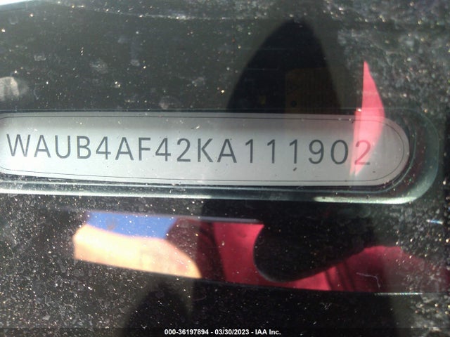 WAUB4AF42KA111902 Audi S4 Premium Plus