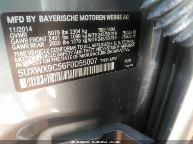 5UXWX9C56F0D55007 BMW X3 Xdrive28i