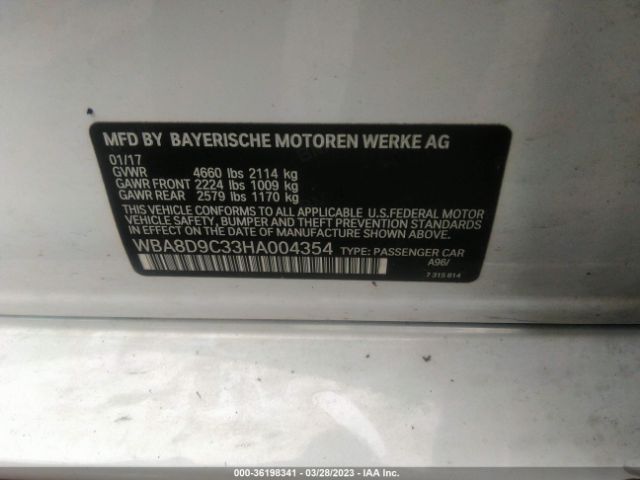 WBA8D9C33HA004354 BMW 3 Series 330i Xdrive