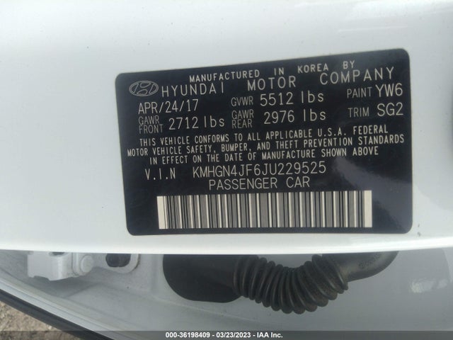 Genesis G80 5.0l Ultimate 2018 KMHGN4JF6JU229525 Image 9