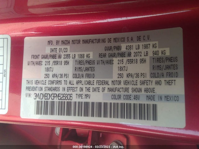 2023 Mazda CX-30, VIN: 3MVDMBDM3PM526806