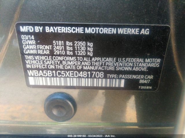 WBA5B1C5XED481708 BMW 5 Series 535i