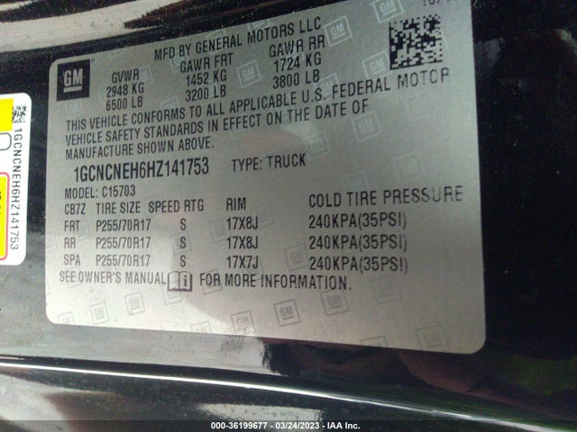 Chevrolet Silverado 1500 Ls 2017 1GCNCNEH6HZ141753 Image 10
