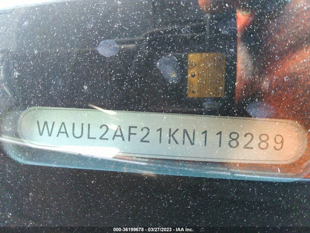 WAUL2AF21KN118289 Audi A6 Premium Plus