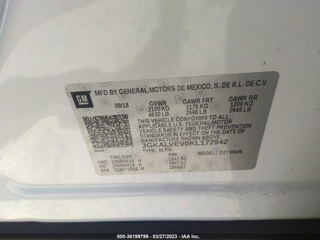 GMC Terrain Slt 2019 3GKALVEV0KL172942 Image 9