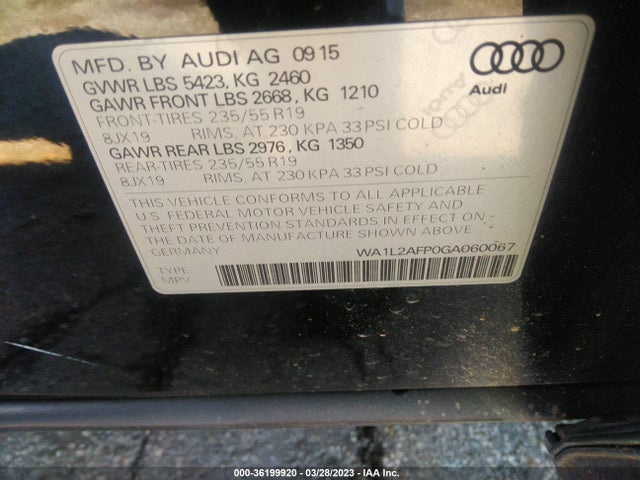 WA1L2AFP0GA060067 Audi Q5 Premium Plus
