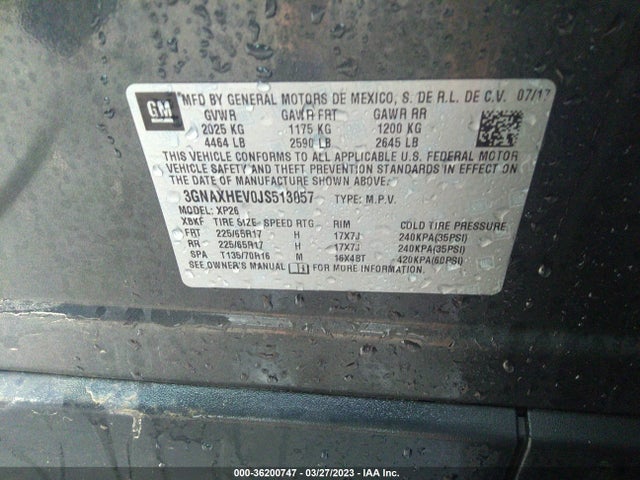 Chevrolet EQUINOX LS 2018 3GNAXHEV0JS513057 Image 9