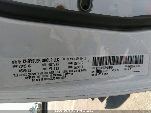 Dodge Charger Road/track 2014 2C3CDXCT7EH148797 Image 9