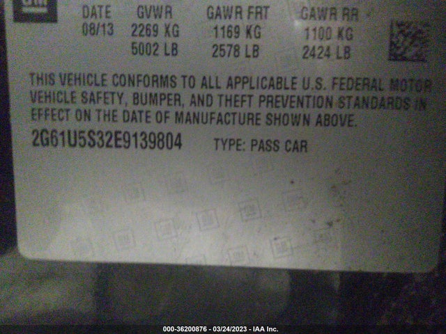 Cadillac Xts Livery Package 2014 2G61U5S32E9139804 Image 9