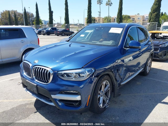 2021 BMW X3 SDRIVE30I VIN: 5UXTY3C07M9F76898