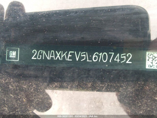 Chevrolet EQUINOX LT 2020 2GNAXKEV5L6107452 Image 9