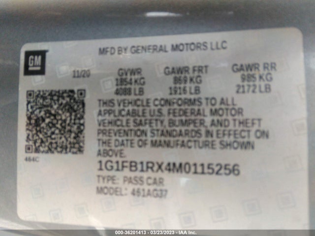 Chevrolet Camaro 1ls 2021 1G1FB1RX4M0115256 Image 9