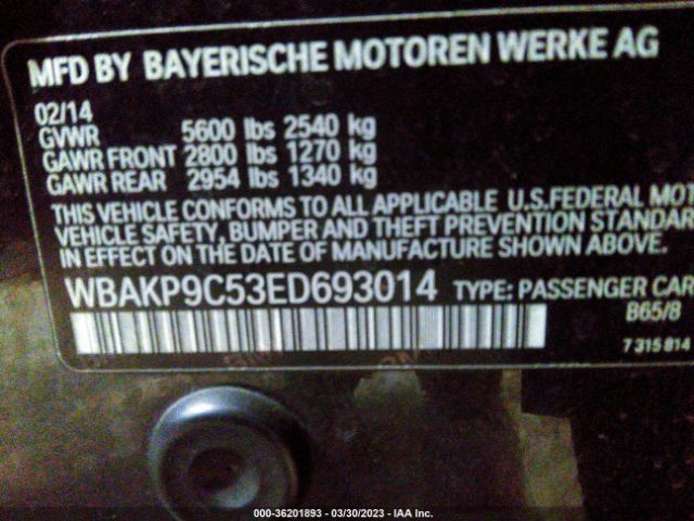 WBAKP9C53ED693014 BMW 5 Series 550i Xdrive