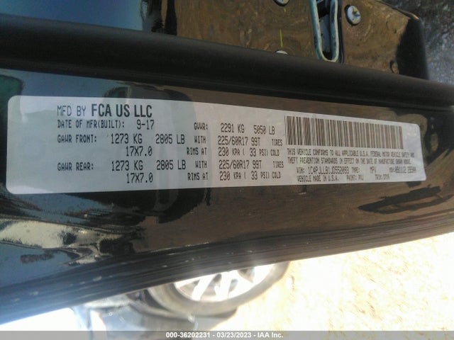 1C4PJLLB1JD552093 Jeep Cherokee Latitude Plus