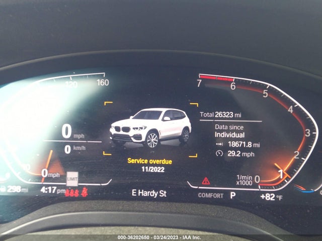 BMW X3 Sdrive30i 2020 5UXTY3C05LLU70965 Image 7