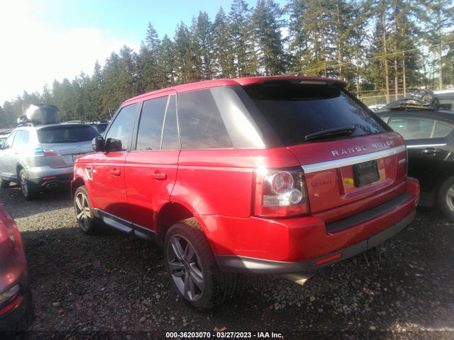 2013 LAND ROVER RANGE ROVER SPORT SC VIN: SALSH2E43DA791075