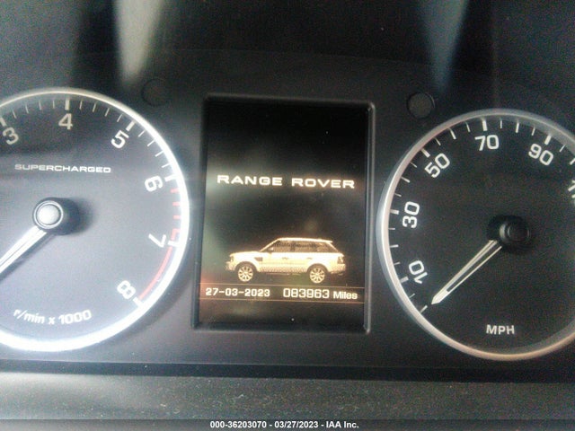 2013 LAND ROVER RANGE ROVER SPORT SC VIN: SALSH2E43DA791075