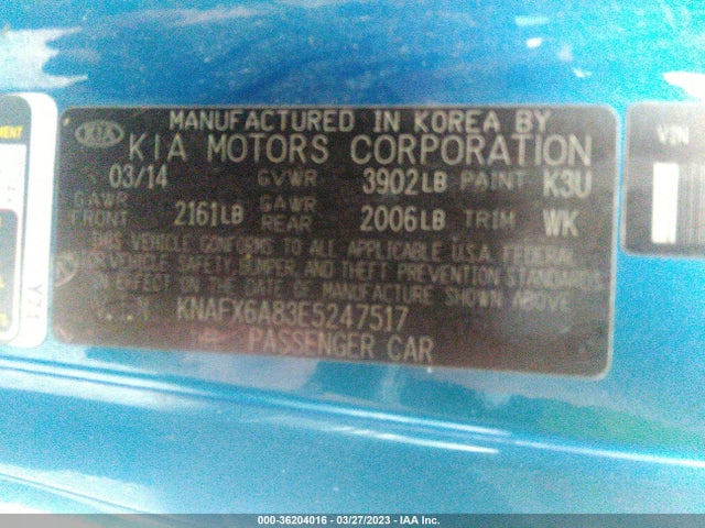 KIA Forte Koup Ex 2014 KNAFX6A83E5247517 Image 10