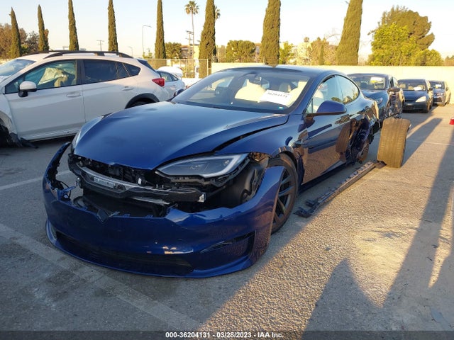 Tesla Model S Plaid 2022 5YJSA1E60NF480512 Image 2