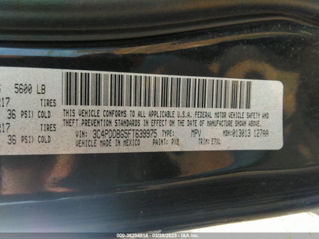3C4PDDBG5FT639975 Dodge Journey Sxt