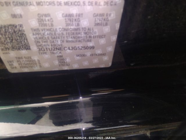 3GTU2NEC4JG525099 GMC Sierra 1500 Slt