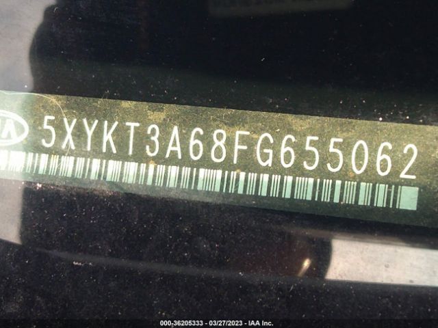 5XYKT3A68FG655062 KIA SORENTO LX