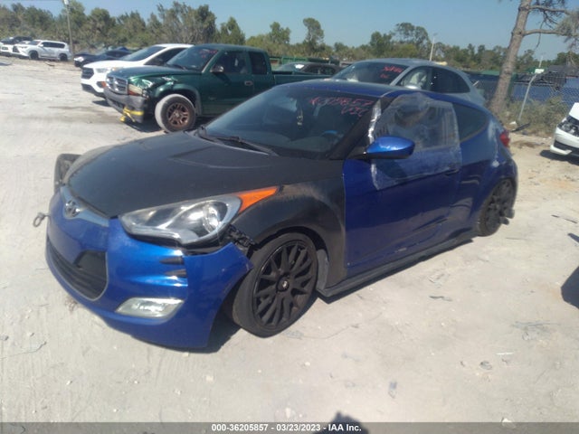 2012 HYUNDAI VELOSTER W/GRAY INT VIN: KMHTC6AD1CU075727