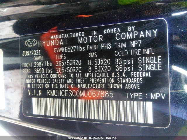 2021 Genesis GV80, VIN: KMUHCESC0MU067885