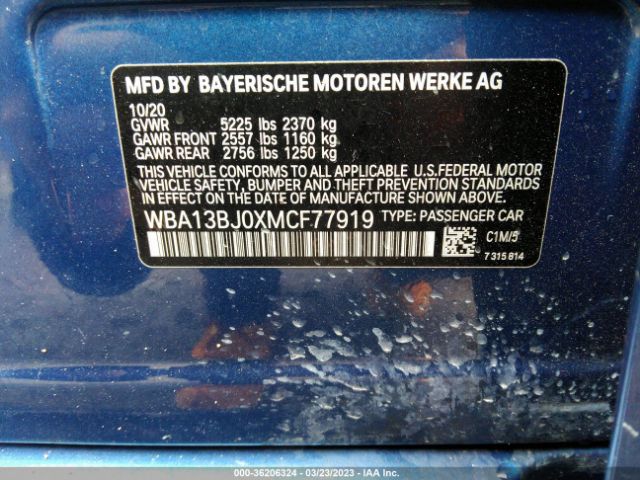 WBA13BJ0XMCF77919 BMW 5 Series 530i Xdrive