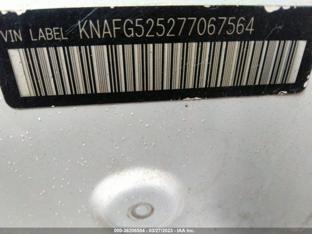 2007 KIA RONDO LX VIN: KNAFG525277067564