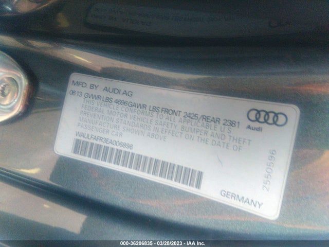 Audi A5 Premium Plus 2014 WAULFAFR3EA006896 Image 10