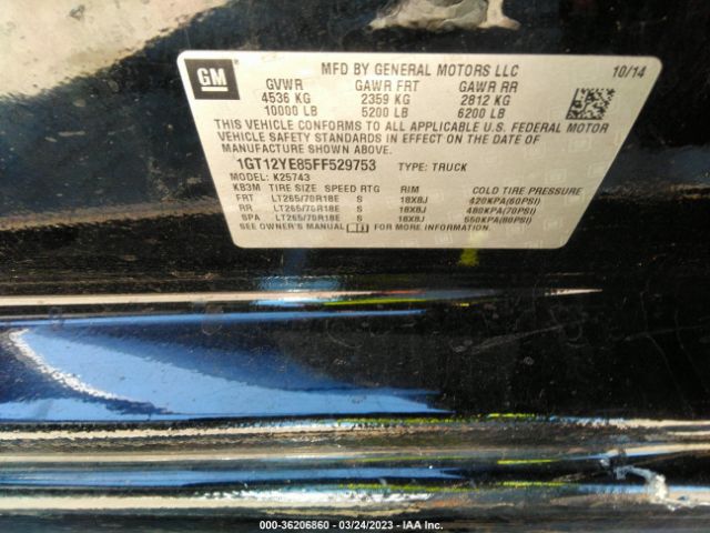 1GT12YE85FF529753 GMC Sierra 2500hd Sle