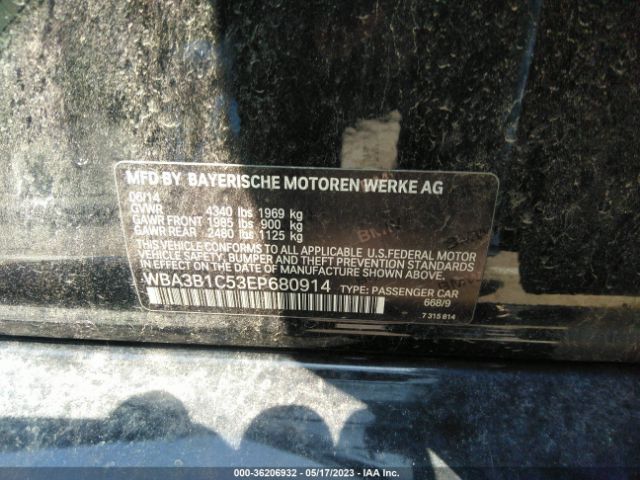 WBA3B1C53EP680914 BMW 3 Series 320i